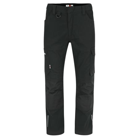 23MTR2102BK-48 Herock XENI TROUSERS 's Black Trousers Stretch Male, Size 48 38in W 32in L
