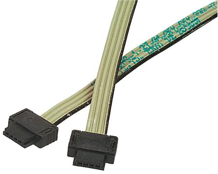 839021 6w vert-vert female cable assy 300mm