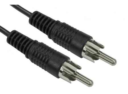 286-2796 RS PRO Male RCA to Male RCA RCA Cable, Black, 10m