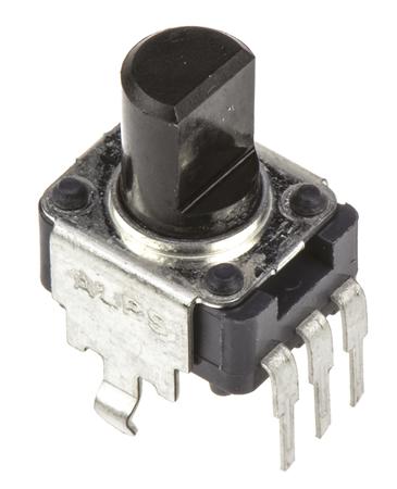 RK09K1130A6S Alps Alpine RK09K 10kΩ Rotary Potentiometer Through Hole,