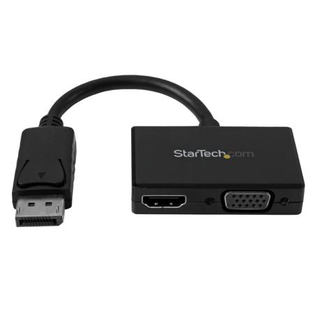 DP2HDVGA StarTech.com 2 port DisplayPort to HDMI, VGA Adapter, 150mm Length - 1920 x 1200 Maximum Resolution