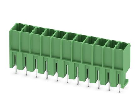 1804771 Phoenix Contact, 7.62mm Pitch, PCV 4/11-G-7.62, 11 Way, Pluggable Terminal Block, Header, Solder Termination,