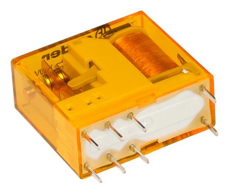 406181104000 Finder PCB Mount Power Relay, 110V ac Coil, 16A Switching Current, SPDT