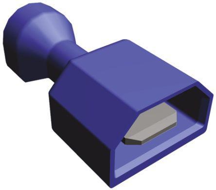 3-521142-2 TE Connectivity Ultra-Fast .250 Series , Blue Insulated Crimp Tab Terminal, 1.3mm² to 2mm², 6.35 x 0.81mm 14AWG
