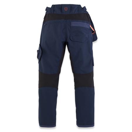 17BOMBAY179242 Parade BOMBAY Blue Polyester Trousers 42in, 42 Waist