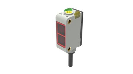 254-3663 Background Supression Photoelectric Sensor, Rectangular Sensor, 5 cm Detection Range