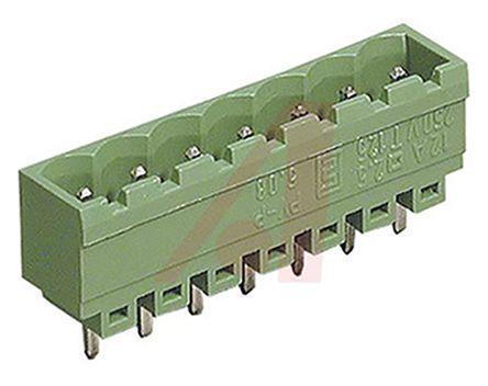 PVP08-5-08 Altech PCB Terminal Block, 8 Way/Pole, Solder Terminals PCB Mount, Polyamide, 300 (UL) V, 450 (IEC) V