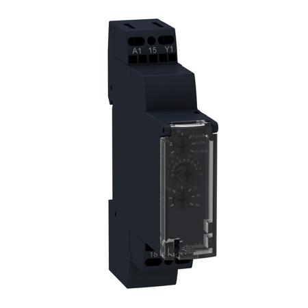 RE17RMMW Schneider Electric Harmony Time Series DIN Rail Mount Timer Relay, 12 → 240V ac/dc, 2-Contact, 0.1 s →