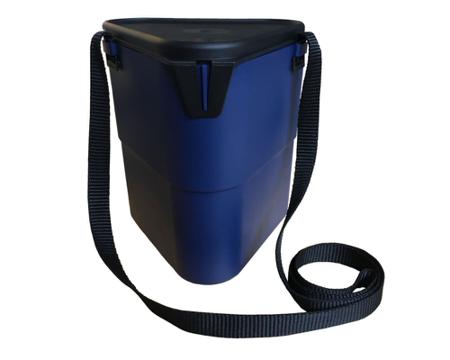 H09-3012 Sundstrom 3.3L Black, Blue Polypropylene Medium Storage Box, 195mm x 170mm