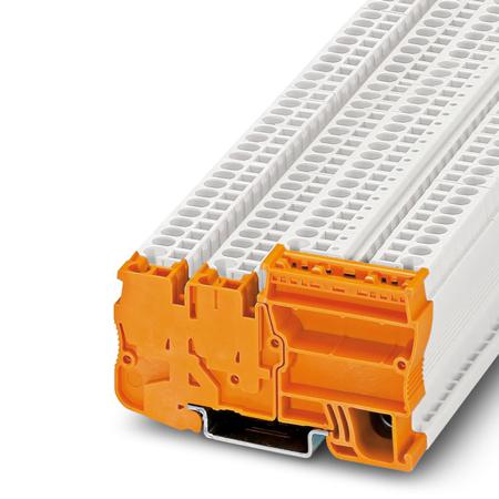 3209196 Phoenix Contact  STIO-IN 2.5/3 OG Series Orange, Triple-Level, Spring Clamp Termination