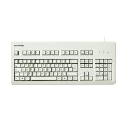 G80-3000LSCGB-0 Cherry CHERRY G80-3000 Wired USB Keyboard, QWERTY (UK), Light Grey
