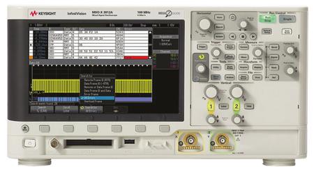 MSOX3012A Keysight Technologies ,  Mixed Signal Oscilloscope, 100MHz, 2 Analogue. Ch.