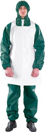 WH25S-00213-00 Ansell White Coverall, EN 1073-2, EN 1149-5, EN 14126, One Size