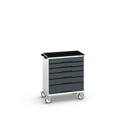 16927005-19 Bott, 6 Drawer Sheet Steel Floor Standing Cabinet, 800 x 550 x 965mm