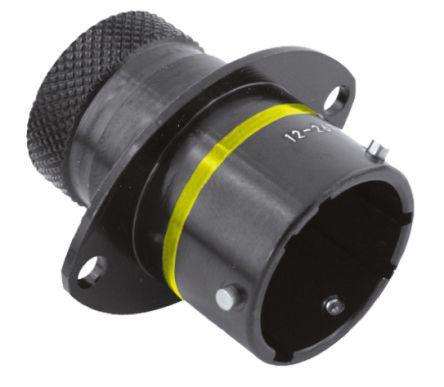 8STA01435PA Souriau 8STA Series, 37 Pole Panel Mount Connector Socket, Male Contacts, IP67