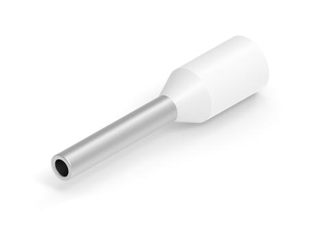 966067-2 TE Connectivity, 966067 Insulated Ferrule, 8mm Pin Length, 1mm Pin Diameter, White