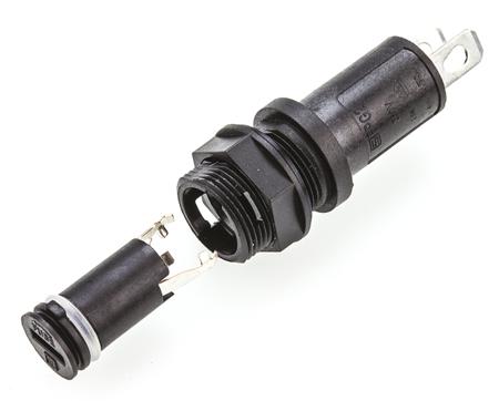 3101-0120 Schurter FPG2 Series 16A Slotted Cap Panel Mount Fuse Holder for 5 x 20mm Fuse, PC2, IP67