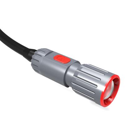 OBS-NL1 Observer Tools LED - Flashlight Grey/Red - Rechargeable 600 lm, 10.6 in