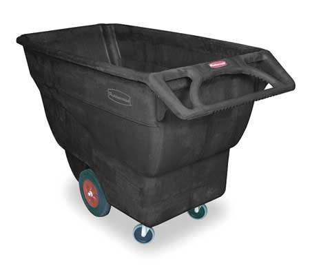 FG101300BLA Rubbermaid Commercial Products Structural Foam Tilt Truck PE Platform Trolley, 1638 x 768 x 965mm, 453kg Load
