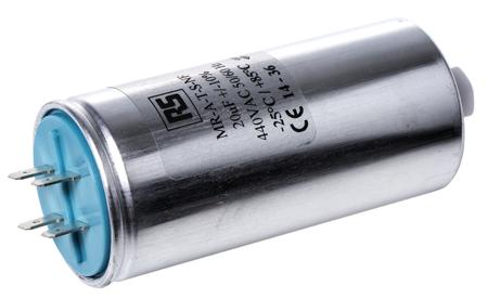 196-4703 RS Pro 20μF Polypropylene Capacitor PP 440V ac ±10% Tolerance Screw Mount MRA440 Series