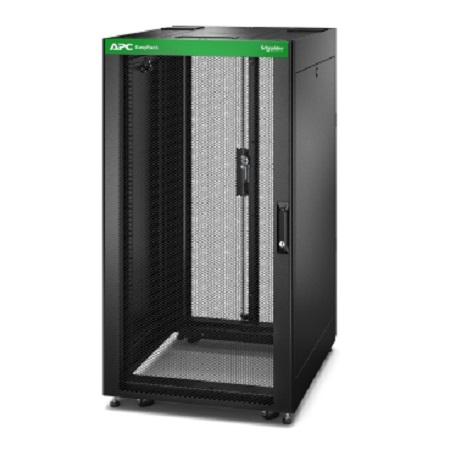 ER6482 APC  Series Black Fixed Shelf, 24U, 1199.8kg Load, 600mm x 800mm