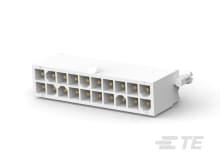 1-794070-1 TE Connectivity MATE-N-LOK Series Vertical PCB Mount PCB Header, 20 Contact(s), 4.14mm Pitch, 2 Row(s), Shrouded