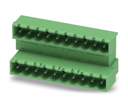 1842144 Phoenix Contact, 5.08mm Pitch, MDSTBA 2.5/10-G-5.08, 10 Way, Pluggable Terminal Block, Header, Solder Termination,