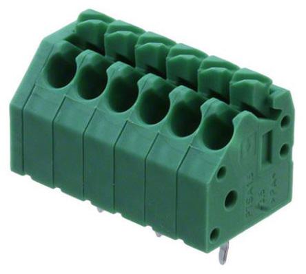 1985234 Phoenix Contact PCB Terminal Block, 3.5mm Pitch, Through Hole Mount, 1-Row, Solder Termination