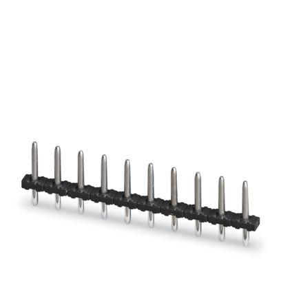 1933273 Phoenix Contact PST Series Straight Wave Soldering Mount PCB Pin Strip, 11 Contact(s), 5 mm Pitch, 1 Row, Unshrouded