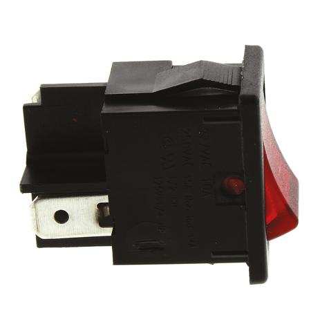 H8503VBNAA Arcolectric (Bulgin) Ltd Illuminated Single Pole Single Throw (SPST), On-Off Rocker Switch Panel Mount