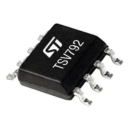 TSV792IDT STMicroelectronics, Operational Amplifier, 50 MHz, 8-Pin 5.5 V SO