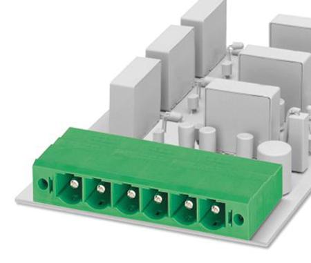 1913772 Phoenix Contact, 10.16mm Pitch, PC 6-16/ 8-GF-10.16, 8 Way, Pluggable Terminal Block, Header, Solder Termination,