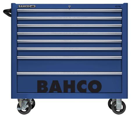 1475KXL8BLUE Bahco 8 Shelf Trolley, 986 x 501 x 1100mm, 30kg Load