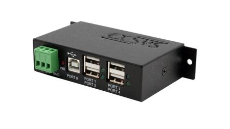 EX-1163HMS Exsys 4 Port USB 2.0  Hub, USB Bus Powered, 114 x 66 x 26mm