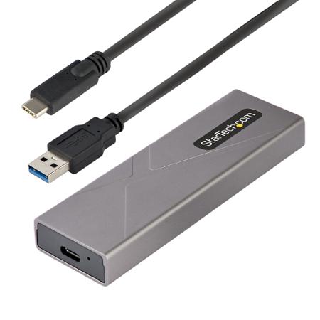 M2-USB-C-NVME-SATA StarTech.com 0.86in M.2 SATA Hard Drive Enclosure, USB C