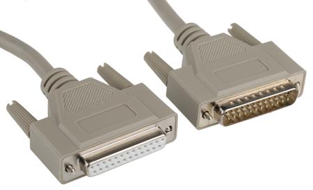 1656314 Phoenix Contact Male 25 Pin D-sub to Female 25 Pin D-sub Serial Cable, 5m PVC, VS-25-DSUB-20-LI-5.0 Series