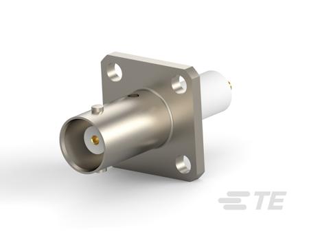 1058016-1 TE Connectivity 10580 Series, Jack Panel Mount BNC Connector, Through Hole Termination, Straight Body