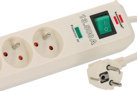 1159721 brennenstuhl 1.4m 4 Socket 2P+T Extension Lead, 230 V, IP20