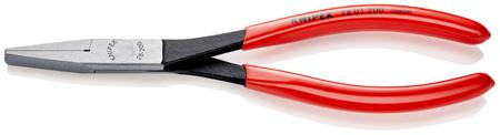 28 01 200 Knipex Long Nose Pliers, 200 mm Overall, Straight Tip, 33mm Jaw