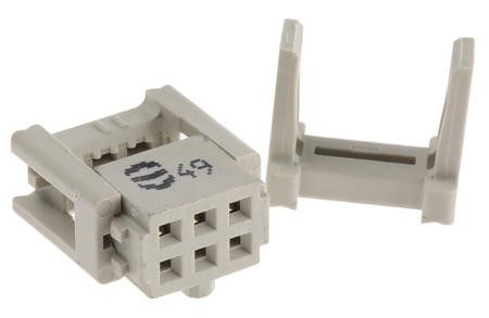 09185066813 HARTING 6-Way IDC Connector Socket for Cable Mount, 2-Row