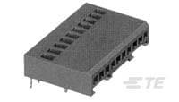 104196-5 TE Connectivity AMPMODU Series Right Angle Board Mount PCB Header, 20 Contact(s), 1.27mm Pitch, 1 Row(s), Shrouded
