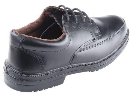 FA12365-Sz7 Dickies Executive Safety Shoes - UK 7, Steel Toe Cap, Black