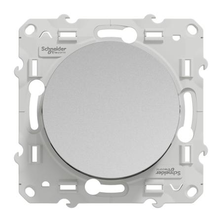 S530206 Schneider Electric Grey Push Button Light Switch, Odace
