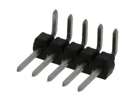 90121-0125 Molex 90121 Series Right Angle Through Hole PCB Header, 5 Contact(s), 2.54 mm Pitch, 1 Row, Unshrouded