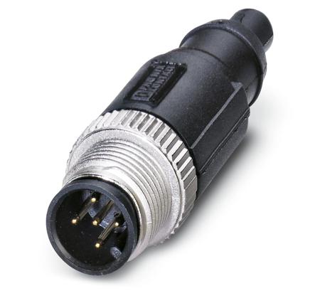 1054366 Phoenix Contact Circular Connector, 5 Contacts, M12 Connector, Plug, Male, IP65, IP67, SAC Series