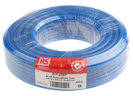 917-2387 Blue 30m Polyurethane Air Hose, Application Various
