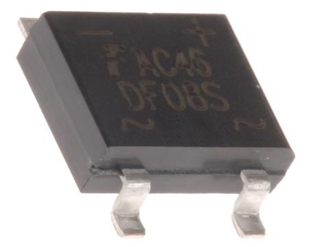 DF08S onsemi Bridge Rectifier, 1.5A, 800V, 4-Pin