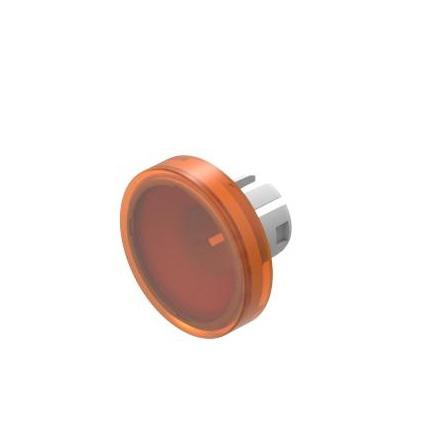 61-9642.3 Indicator Lens Flat Style, Orange, 19.7mm diameter