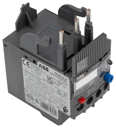 1SAZ721201R1031--TF42-2-3 ABB Thermal Overload Relay - 1NO + 1NC, 1.7 → 2.3 A F.L.C, 2.3 A Contact Rating, 2 W, 3P