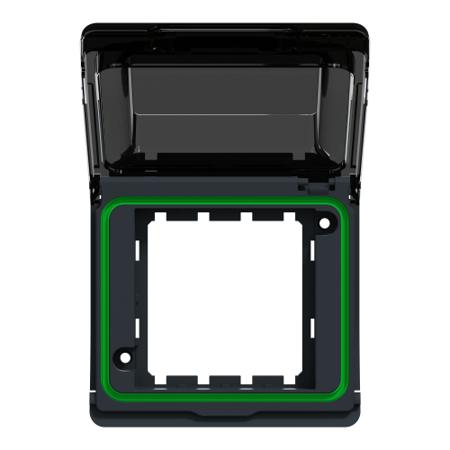 MUR35110 Grey Flush, Surface Mount Light Switch, 1 Gang 29mm IP55 1